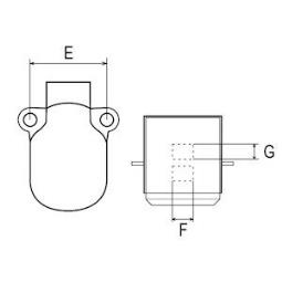 Holder, carbon brushes HC-Cargo F032335848