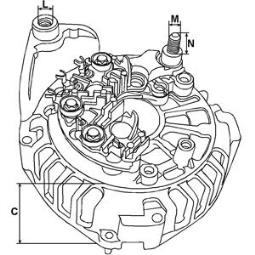 Rectifier, alternator HC-Cargo F032335849