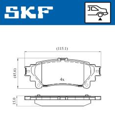 SKF SKF VKBP90604