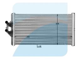 Heat Exchanger, interior heating Highway Automotive 50033004