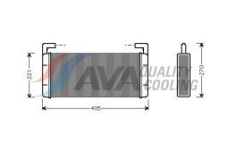 Heat Exchanger, interior heating Highway Automotive 50041001