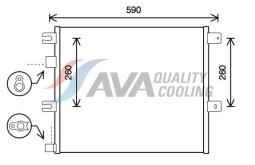 Condenser, air conditioning Highway Automotive 40041012