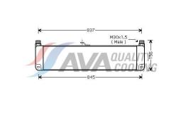 Oil Cooler, manual transmission Highway Automotive 32041001