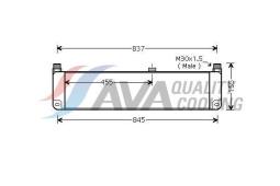 Oil Cooler, manual transmission Highway Automotive 32041004