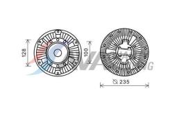 Radiator, engine cooling Highway Automotive 10033081