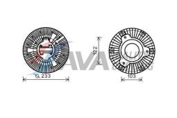 Clutch, radiator fan Highway Automotive 61033009