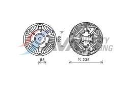 Clutch, radiator fan Highway Automotive 61045006