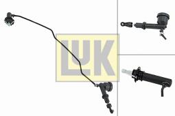 Master/Slave Cylinder Kit, clutch LUK 513007710