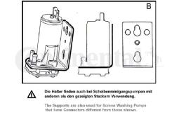 Washer Fluid Pump, window cleaning VDO 246-075-021-006Z