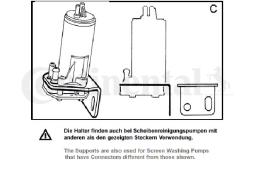 Washer Fluid Pump, window cleaning VDO 246-075-017-002Z