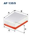 Air Filter FILTRON AP 136/1