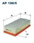Air Filter FILTRON AP 196/6