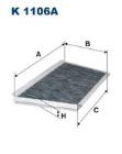 Filter, cabin air FILTRON K 1106A