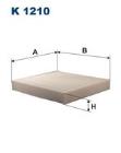 Filter, cabin air FILTRON K 1210A