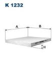 Filter, cabin air FILTRON K 1237A