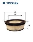 Filter, cabin air FILTRON K 1279-2x