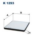 Filter, cabin air FILTRON K 1298A
