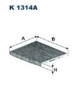 Filter, cabin air FILTRON K 1321