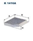 Filter, cabin air FILTRON K 1420A