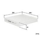 Filter, cabin air FILTRON K 1465