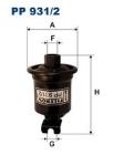 Fuel Filter FILTRON PP 931/2