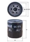 Oil Filter MAHLE OC 976