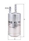 Fuel Filter MAHLE KL 705