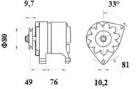 Filter, cabin air MAHLE LAO 387