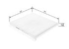 Filter, cabin air BOSCH 1 987 435 059