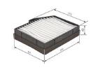 Filter, cabin air BOSCH 1 987 435 020