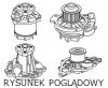 Water Pump, engine cooling Pierburg 7.07152.14.0